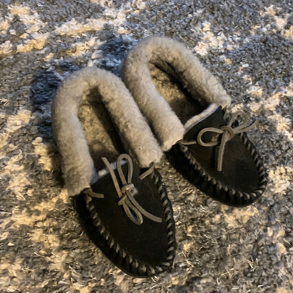 LL Bean moccasin slippers